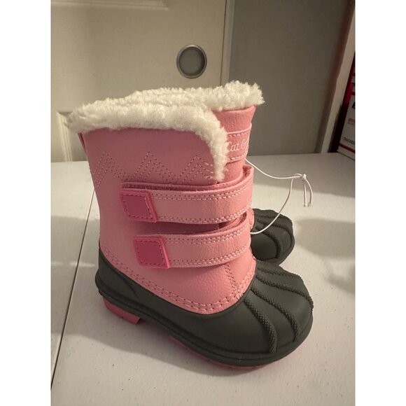 Cat & Jack Toddler Denver Waterproof Winter Boots with Faux Fur size 6 NWT - Picture 3 of 7